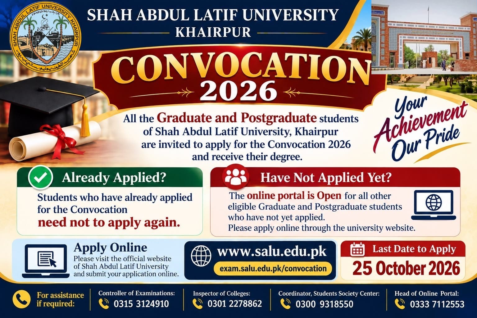 Convocation 2026 Announcement